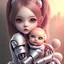 Placeholder: Yui robot girl hd 4k neon ลงตัว หุ่นยน ผู้หญิง baby cute คอลเลคชั่น ของสะสม ตุ๊กตา