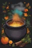 Placeholder: Witch's cauldron with boiling potion