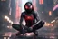 Placeholder: Miles morales in 8k nier automata drawing style, venom them, cinematic mood, neon effect, close picture, rain, highly detailed, high details, detailed portrait, masterpiece,ultra detailed, ultra quality