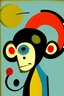 Placeholder: A funky Midcentury Midjourney Monkey inspired by Joan Miró,profile picture