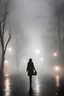 Placeholder: walking through lights and mist