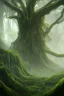 Placeholder: An ent from middle earth in futuristic scene with tree