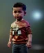 Placeholder: ronaldo toddler, full body, delorean, dramatic lighting, hyper realistic