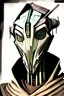 Placeholder: General Grievous portrait comic book style