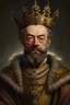 Placeholder: Generate a portrait of a 16th century King at his coronation