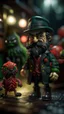 Placeholder: haloween portrait of Cthulhu postman pat and his nightmare cat, shot on Hasselblad h6d-400c, zeiss prime lens, bokeh like f/0.8, tilt-shift lens 8k, high detail, smooth render, down-light, unreal engine, prize winning