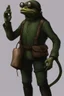 Placeholder: frogman spy humanoid medival