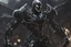 Placeholder: Venom machine in nier automata artstyle, halloween them, , close picture, fantasy world, intricate details, highly detailed, high details, detailed portrait, masterpiece,ultra detailed, ultra quality