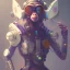 Placeholder: A beautiful portrait of a cute cyberpunk monkey by sandra chevrier and, greg rutkowski and wlop, purple blue color scheme, high key lighting, volumetric light, digital art, highly detailed, fine detail, intricate, ornate, complex, octane render, unreal engine, photorealistic