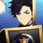 Placeholder: (masterpiece), (anime style), award winning, close up, centered, headshot, looking toward camera, messy black hair, young man, blue eyes, modern intricate background, dynamic lighting, depth of field, ultra detailed, (epic composition, epic proportion), 2D illustration, professional work, black clothes