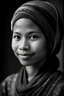 Placeholder: Portrait of a muslim javanese woman