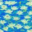 Placeholder: highly detailed painting of Blue Lotus Lily (nymphaea caerulea), seamless pattern, Abstract Illusionism