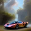 Placeholder: hyperrealism Drawing of 'Ford GT40' three quarter frontal aerial view, by gaston bussiere, greg rutkowski, yoji shinkawa, yoshitaka amano, tsutomu nihei, donato giancola, tim hildebrandt,oil on canvas, cinematic composition,Sharp detail,extreme detail,fit full head inside picture,16k