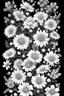 Placeholder: Other black and white flowers