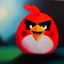 Placeholder: Full body portrait, painting, medium shot lady style of angry birds