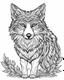 Placeholder: Eurasian wolf ANIMAL coloring pages for adult