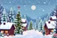 Placeholder: winter wonderland pixelated