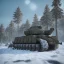 Placeholder: Snow camp vehicle tread tank armored alaska