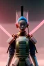 Placeholder: portrait, Asian cyborg woman, samurai warrior :: symmetry photography, cyberpunk style, pink hair, perfect eyes, samurai helmet, samurai army, katana, japanese traditional pattern, pink, white, black, glow eyes, cinematic, Ultra realistic, dark scene, soft color, highly detailed, unreal engine 5, RTX, ultra detail, 3d, finely drawn, high definition.