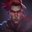 Placeholder: isometric clean art of darius, league of legends , soft lighting, high definition, unreal 5,