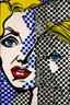 Placeholder: 88 in the style of roy lichtenstein