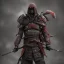 Placeholder: samurai in the blood walking into the flame of war, cinematic, HDR, highly detailed, mask cover whole face and hood, scull mask, ProPhoto RGB, Half rear Lighting, nsane details, intricate details, 32k, Super-Resolution, DOF, Color Grading, Depth of Field