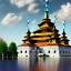 Placeholder: Buddhist temple in Kremlin architectural style