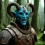 Placeholder: [photo from Pan's Labyrinth (2006)] the coloured extra terrestrial alien warrior was quick to laugh quick and terrible in his wrath. He was a valiant trencherman, and strong drink was a passion and a weakness with him. His fine ring-mail which sheathed his arms and leg; the blade at his girdle was a great broadsword; and his scarlet cloak could have been spun nowhere but in Ophir. his boots are in fur.