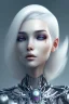 Placeholder: cyborg, white hair, sexy, perfekt, real, dream