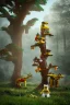 Placeholder: lego tree forest animals children