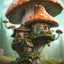 Placeholder: A lumpy mushroom house floating in space. neutral colors, white, green teal, Detailed gloss Painting, rich color, fantastical, intricate detail, splash screen, hyperdetailed, insane depth, concept art, 8k resolution, trending on Artstation, Unreal Engine 5, color depth, dynamic lighting, splash art, dramatic, masterpiece, excellent quality beautiful Imaginative, unique,