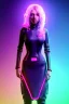 Placeholder: Cyber Shakira, artist, 30 years old, Realistic image, waist up portrait, latex style dress. loose long hair, eyes make up, perfect, glow, circle iris. Neon colors, leds, geometric shapes. Dark background, photo studio, neon lights. Cyberpunk, concept art, smooth, unreal engine 5, god lights, ray tracing, RTX, lumen lighting, ultra detail, volumetric lighting, 3d, finely drawn, high definition, 4k.