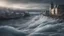 Placeholder: Photoreal magnificent polar ice tsunami huge towering wave hits medieval town near at night by lee jeffries, otherworldly creature, in the style of fantasy movies, photorealistic, shot on Hasselblad h6d-400c, zeiss prime lens, bokeh like f/0.8, tilt-shift lens 8k, high detail, smooth render, unreal engine 5, cinema 4d, HDR, dust effect, vivid colors