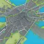 Placeholder: a 3d partially transparent map with roads and highways, desaturated colors, and colored pins positioned throughout the map, highly detailed, intricate design, smooth, realistic render