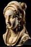 Placeholder: renaissance bone sculpture of a woman