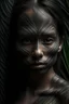 Placeholder: Hyper Realistic Aerial Grungy Dark-Grey Brush strokes on a dark rustic background with charcoals