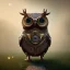 Placeholder: depth of field, Steampunk Owl, extreme detail, Photorealism, macro lens 70mm,bokeh, cinema4d, 8k, unreal engine 5, redshift render, midjourney4