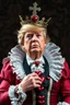 Placeholder: donald trump as the queen of hearts from alice in wonderland