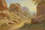 Placeholder: sunny day, rocks, sci-fi, mountains, vegetations, friedrich eckenfelder, and henry luyten impressionism paintings