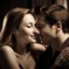 Placeholder: man and woman romancing