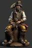 Placeholder: sitting pirate realistic