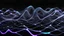 Placeholder: Musical Wave , Sound Wave, (Black Color) LED network lines , Realistic 3D Render, Macro, mesh, wave network, geometric, Nikon Macro Shot, Kinetic, Fractal, Light Led Points, Generative, Neural, Computer Network, Conections,