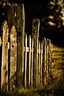 Placeholder: An old picket fence