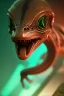 Placeholder: Alien Salamander,8k photo, realistic,cinematic portrait, cyberpunk, glowing