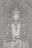 Placeholder: Hinduism, modern realistic cartoon drawing, grayscale, adult coloring pages, Hindu god Brahma, male god, wisdom, transformation, lined drawing, coloring page, 300 dpi, high quality print, painted portrait, full body, white hair , masculine, mature, handsome, upper body, muscular, hairy torso, fantasy, intricate, elegant, highly detailed, digital painting, artstation, concept art, smooth, sharp focus, illustration, 8K, HDR, masterpiece, pastel quad Color, 3D vector art, cute and quirky, fantasy