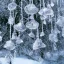 Placeholder: winter landscape, bells, glimmering, ice, crystals