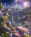 Placeholder: crystal cosmic and galactic ambiance hill sky sunny flowers stairs trees futuristic landscape, full of details, smooth, bright sunshine，soft light atmosphere, light effect，vaporwave colorful, concept art, smooth, extremely sharp detail, finely tuned detail, ultra high definition, 8 k, unreal engine 5, ultra sharp focus