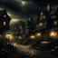 Placeholder: horror scene fantasy town