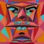 Placeholder: face geometric abstract