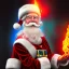 Placeholder: Santa, red green blue, high definition, ultra 8 k, liquid lighting, fire, rain, realistic